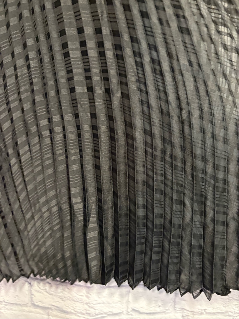 Club Monaco Black Pleated Midi Skirt - Picture 2 of 6